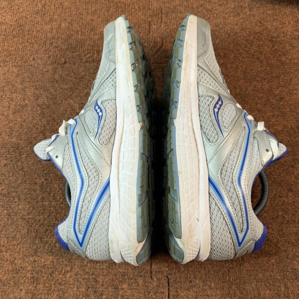 Saucony Cohesion 11 Womens Running Shoes Grey Blue S10420-6 Orthotic Insole 12